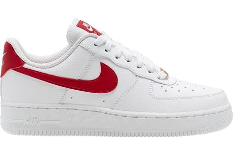 nike air force wit rood heren|Nike Air Force 1 wit.